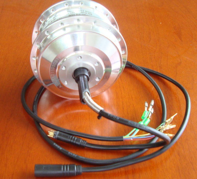 Q100 36V250W350W Front Driving EBike Hub Motor