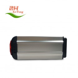 36V9Ah LiFePO4 Alloy 03-CASE EBike Battery With a Carrier Rack