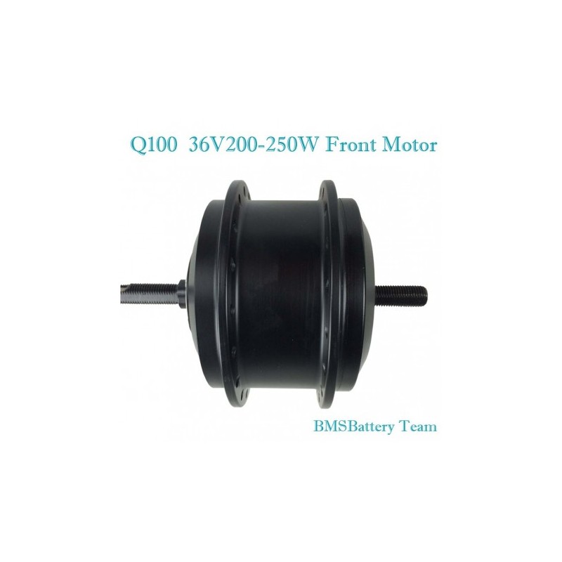 Q100 36V250W350W Front Driving EBike Hub Motor RPM 201