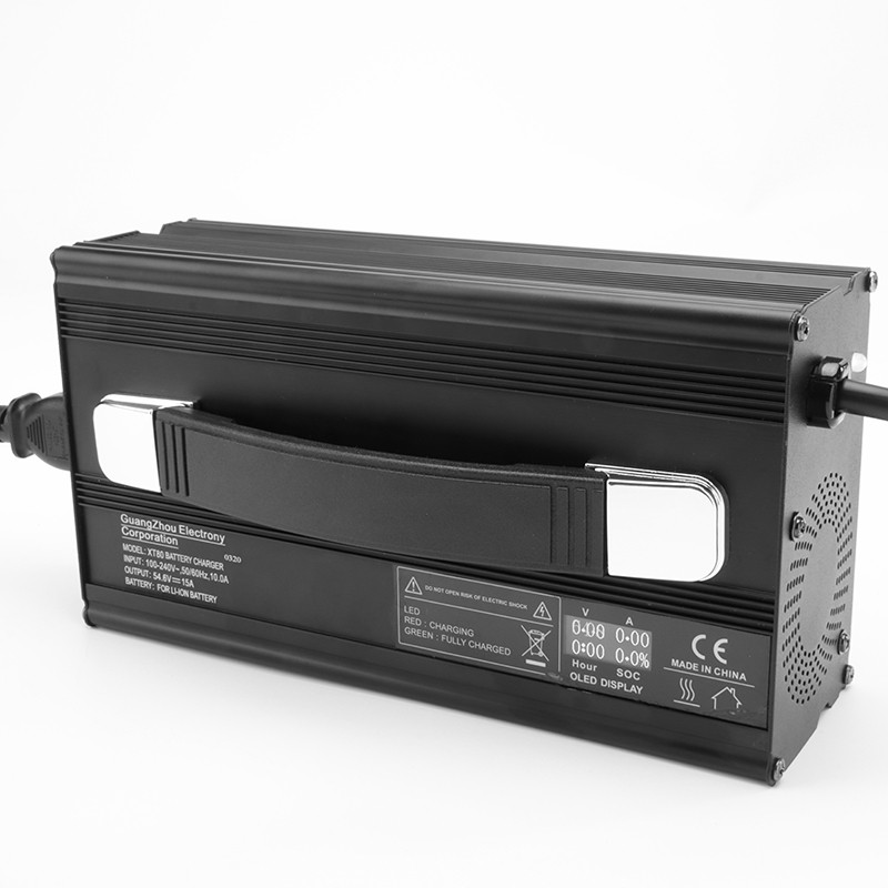 XT80 LIION Battery Charger with PLASTIC SHELL OLED Display With