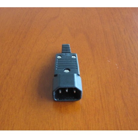 Prong Male IEC Connector